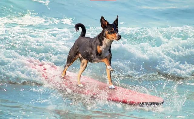 Summer of love... Dogs Surfing Championships