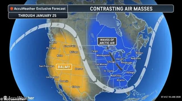 Polar vortex returns to send half of US into a deep freeze