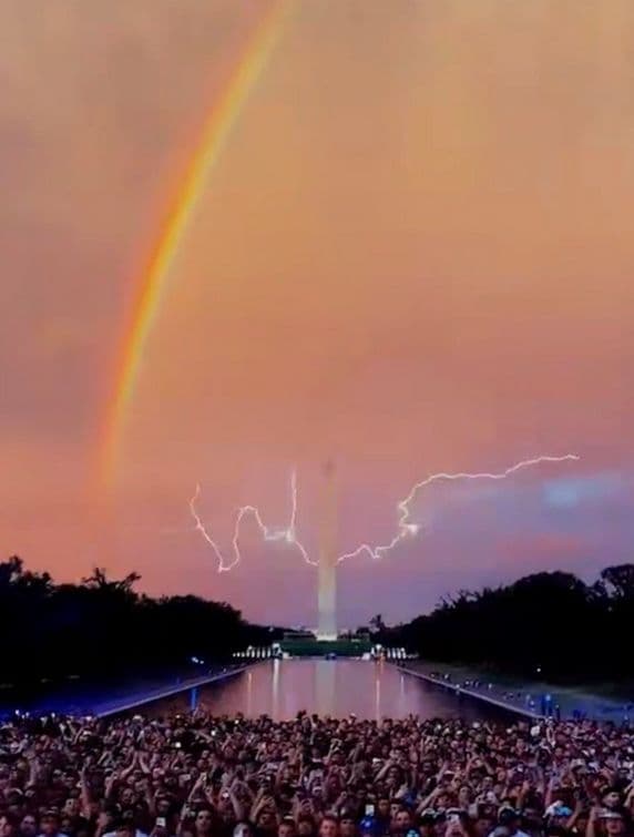 Nature puts on a show for birthday celebration