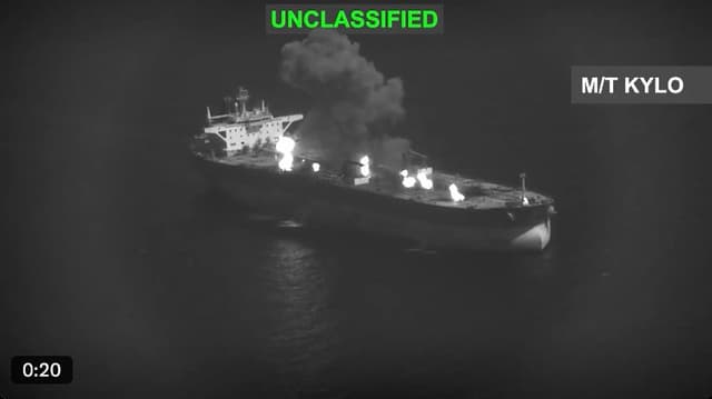 CENTCOM releases video of tanker strikes